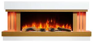 ArtiFlame Sogne AF52 – Elektrický krb s realistickým 3D plamenem, LED osvětlením, 12 barvami, topnou funkcí 1–2 kW, možnost instalace na zeď nebo jako volně stojící zařízení, dosah až 30