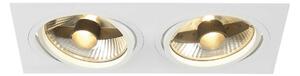 LA 113841 NEW TRIA II ES111 matná bílá 230V GU10 2x75W - BIG WHITE (SLV)