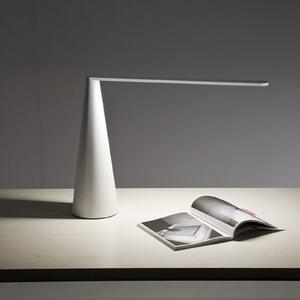 Stolní lampa Martinelli Luce, Elica, Bílá, Obývací pokoj, Kov, Moderní