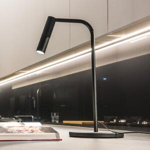 Stolní lampa SLV, Karpo, stmívatelné, Černá, Pracovna, Kov, Moderní