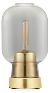 Stolní lampa Normann Copenhagen, Šedá, Obývací pokoj, Sklo
