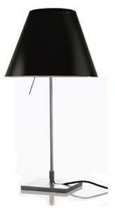 Stolní lampa Luceplan, Černá, Obývací pokoj, Hliník