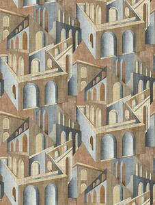 Grafická vliesová obrazová tapeta na zeď, hnědo-šedá, FW4013-1, Feature Walls, Decoprint