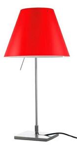 Stolní lampa Luceplan, Červená, Obývací pokoj, Hliník