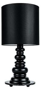 Stolní lampa DESIGN BY US, Černá, Obývací pokoj, Sklo
