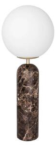 Stolní lampa Globen Lighting, Torrano, Hnědá / Rezavá, Obývací pokoj, Sklo, Design