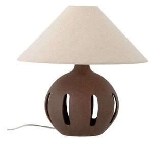 Stolní lampa Bloomingville, Hnědá / Rezavá, Obývací pokoj, Kámen