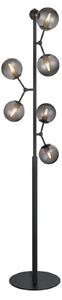 Stojací Lampa Halo Design, Šedá, Obývací pokoj, Kov