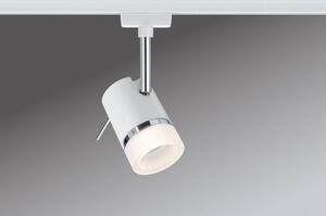 P 95363 URail spot Pipe bílá/chrom max. 10W GU10 - PAULMANN