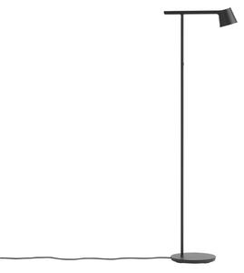 Stojací Lampa Muuto, stmívatelné, Černá, Obývací pokoj, Hliník