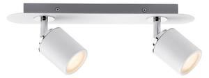 P 66718 Spotové svítidlo Tube bílá/chrom max.2x10W GU10 IP44 - PAULMANN