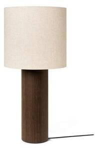 Stojací Lampa ferm LIVING, Béžová, Obývací pokoj, Dřevo, Vintage