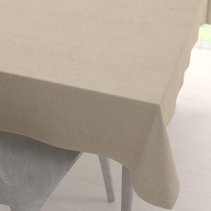 Biante Obdélníkový ubrus/imitace broušené kůže Alcantara ALC-007 Krémově béžový 50x100 cm