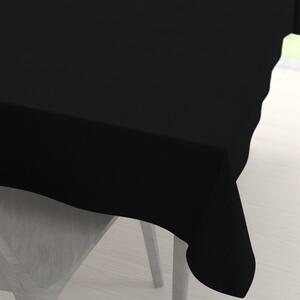 Biante Obdélníkový ubrus/imitace broušené kůže Alcantara ALC-012 Černý 50x100 cm