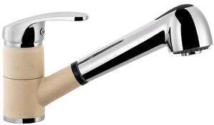 Dřezová baterie se sprchou Sinks Legenda, sahara/chrom
