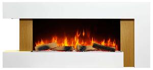 Elektrický krb ArtiFlame Fjord AF52 – určený k montáži na zeď, lze jej také umístit samostatně nebo na skříň/podstavu. Moderní a flexibilní design