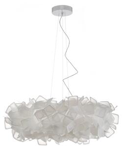 Závěsná svítidlo Slamp, Clizia, stmívatelné, Bílá, Obývací pokoj, Plast, Design