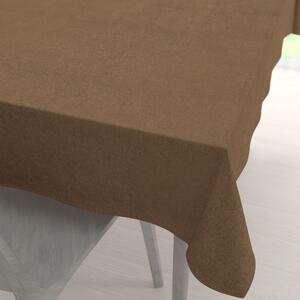 Biante Obdélníkový ubrus/imitace broušené kůže Alcantara ALC-015 Světle hnědý 50x100 cm