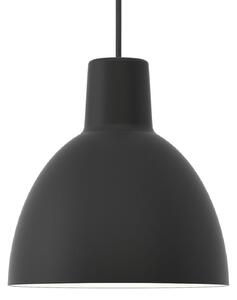 Závěsná svítidlo Louis Poulsen, Toldbod 250, stmívatelné, Černá, Obývací pokoj, Kov, Design