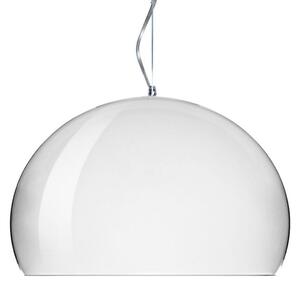 Závěsná svítidlo Kartell, Small FL/Y, Metalická, Obývací pokoj, Plast, Design
