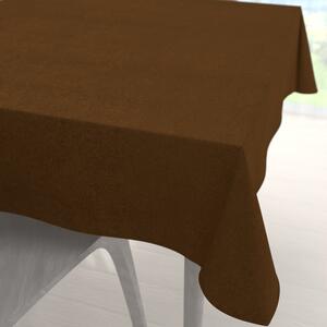 Biante Čtvercový ubrus/imitace broušené kůže Alcantara ALC-017 Hnědý rezavý 100x100 cm