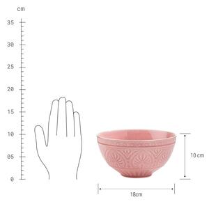 SUMATRA Miska na polévku 18 cm - růžová