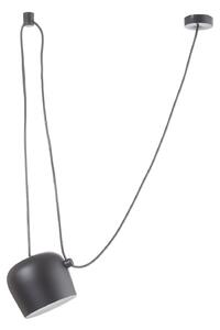 Závěsná svítidlo FLOS, AIM Small, stmívatelné, Černá, Obývací pokoj, Kov, Design
