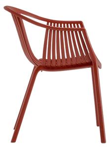 PEDRALI - Židle TATAMI 306 DS s područkami - červená