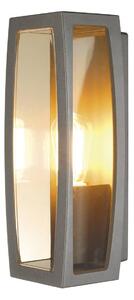 LA 230655 Venkovní svítidlo MERIDIAN BOX, antracit, E27, max. 25 W, průsvitný plast - BIG WHITE (SLV)