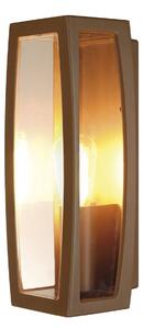 LA 230657 Venkovní svítidlo MERIDIAN BOX, rezavá barva, E27, max. 25 W, průsvitný plast - BIG WHITE (SLV)