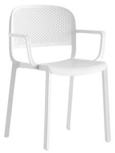 PEDRALI - Židle s područkami DOME 266 DS - bílá