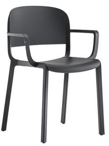PEDRALI - Židle s područkami DOME 265 DS - černá