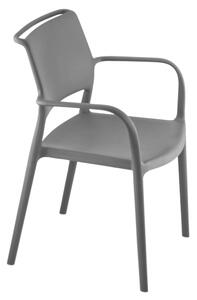 PEDRALI - Židle s područkami ARA 315 DS - antracit
