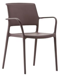 PEDRALI - Židle s područkami ARA 315 DS - hnědá