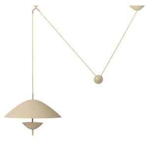Závěsná svítidlo ferm LIVING, Lod, stmívatelné, Béžová, Obývací pokoj, Kov, Design