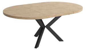 Jídelní stůl rozkládací kulatý AGNES 100/138 cm - ø 100 cm/artisan