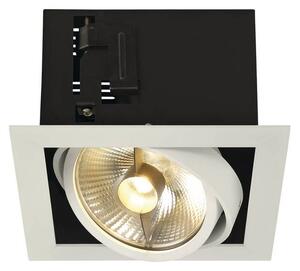 LA 115541 KADUX 1 ES111, svítidlo typu downlight, hranaté, bílé matné, max. 75 W - BIG WHITE (SLV)