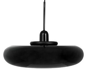 Závěsná svítidlo Dyberg Larsen, Planet, stmívatelné, Černá, Obývací pokoj, Kov, Design