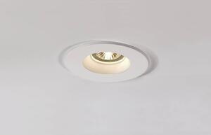 LA 148070 PLASTRA typu downlight, GU10, kulaté, bílá sádra - BIG WHITE (SLV)