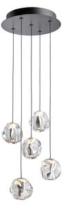 Závěsná svítidlo LOOM DESIGN, Ice Ball, stmívatelné, Metalická, Obývací pokoj, Kov, Moderní