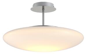 Stropní Lampa Lindby, Gunda, stmívatelné, Bílá, Obývací pokoj, Sklo, Moderní
