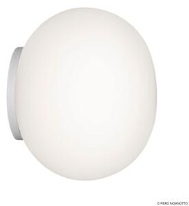 Nástěnná Svítidla FLOS, Mini Glo-Ball, stmívatelné, Bílá, Obývací pokoj, Sklo, Design