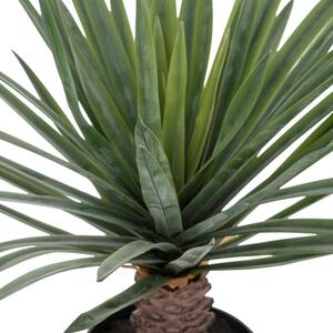 Umělá palma jako živá v černém květináči, výška 52 cm