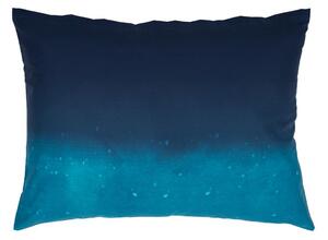 Povlak SATÉN PLUS waves modrá 50 x 70 cm