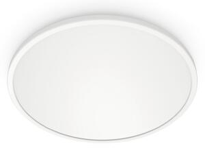 Stropní Lampa WiZ, SuperSlim, stmívatelné, Bílá, Obývací pokoj, Plast, Moderní