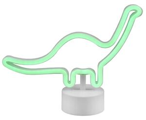Stolní LED lampa Brontosaurus, bílá