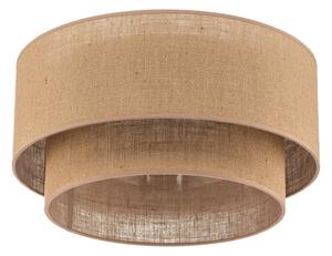 Stropní Lampa Euluna, Boho jute, stmívatelné, Hnědá / Rezavá, Obývací pokoj, Tkanina / Textil, Boho