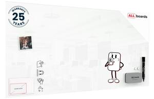 Skleněná tabule 120 x 60 cm ALLboards CLASSIC TS120x60W