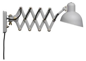 Nástěnná Svítidla FRITZ HANSEN, Kaiser idell 6718-W, stmívatelné, Šedá, Obývací pokoj, Kov, Design