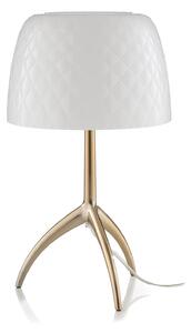 Stolní lampa Foscarini, Lumiere, stmívatelné, Bílá, Obývací pokoj, Sklo, Design